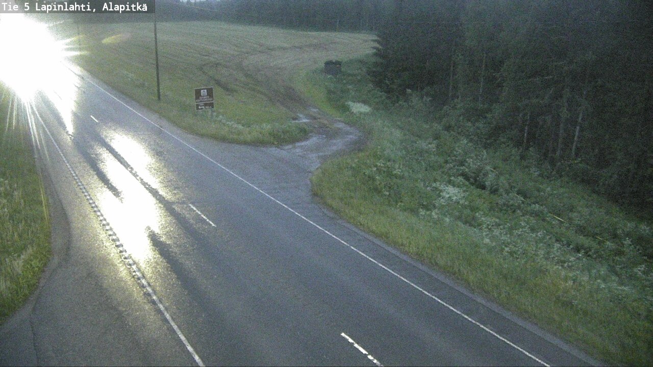 Kelikamerat Kuva Tie 5 Lapinlahti, Alapitkä, Lapinlahti, Pohjois-Savo