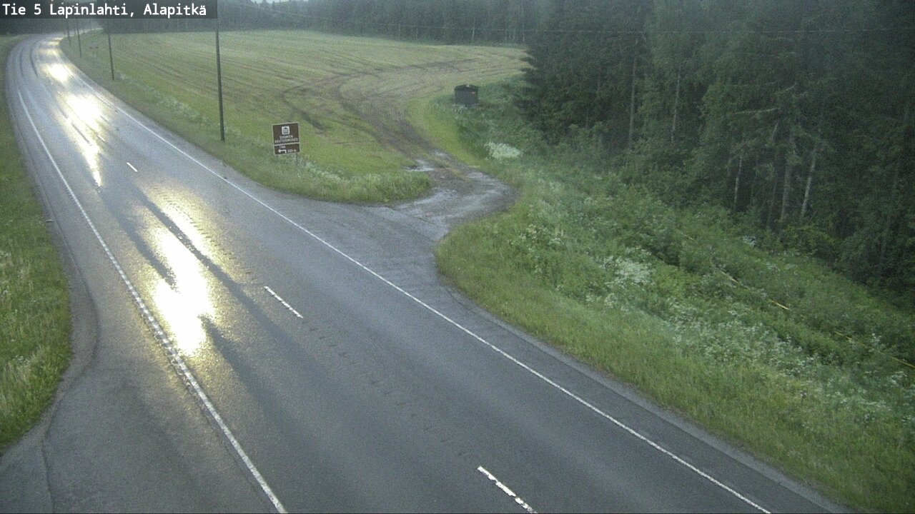 Kelikamerat Kuva Tie 5 Lapinlahti, Alapitkä, Lapinlahti, Pohjois-Savo