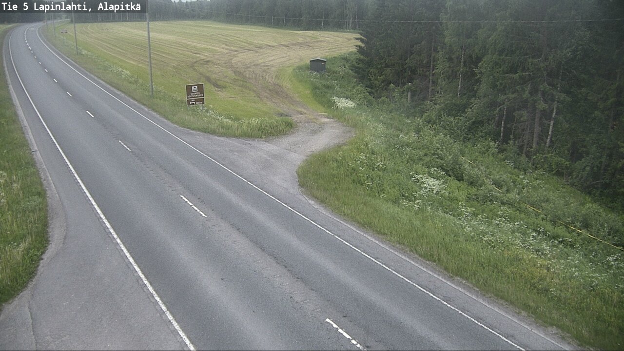 Kelikamerat Kuva Tie 5 Lapinlahti, Alapitkä, Lapinlahti, Pohjois-Savo