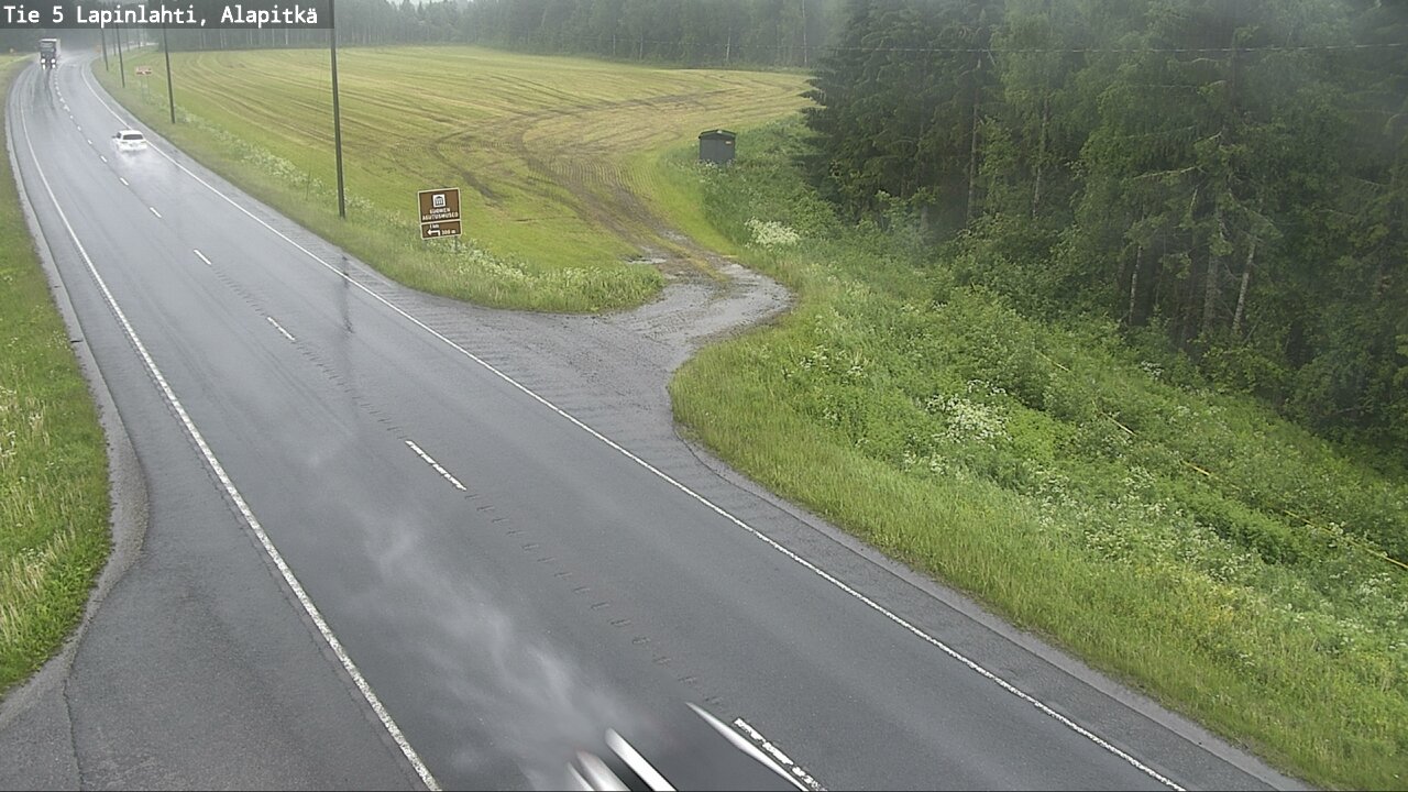 Weather Camera Image Väg 5 Lapinlax, Alapitkä, Lapinlahti, Pohjois-Savo