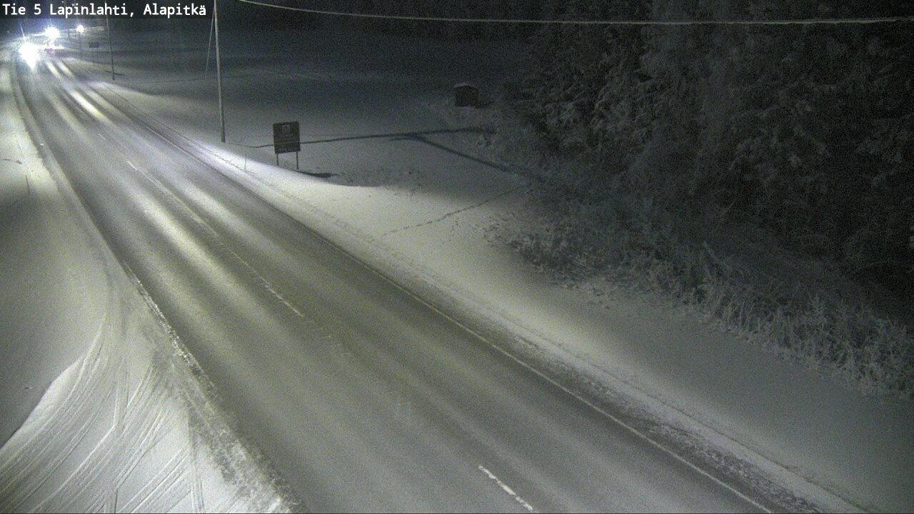 Weather Camera Image Road 5 Lapinlahti, Alapitkä, Lapinlahti, Pohjois-Savo