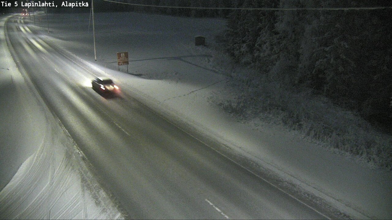 Weather Camera Image Road 5 Lapinlahti, Alapitkä, Lapinlahti, Pohjois-Savo