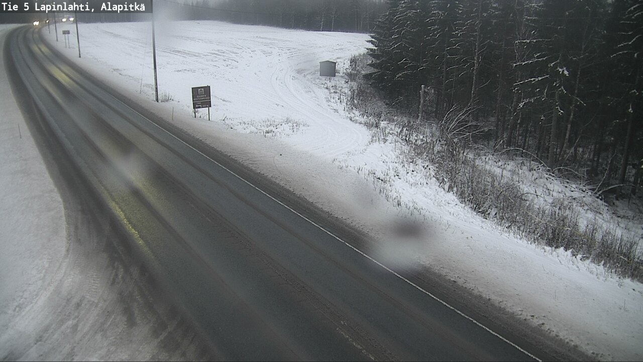 Weather Camera Image Road 5 Lapinlahti, Alapitkä, Lapinlahti, Pohjois-Savo
