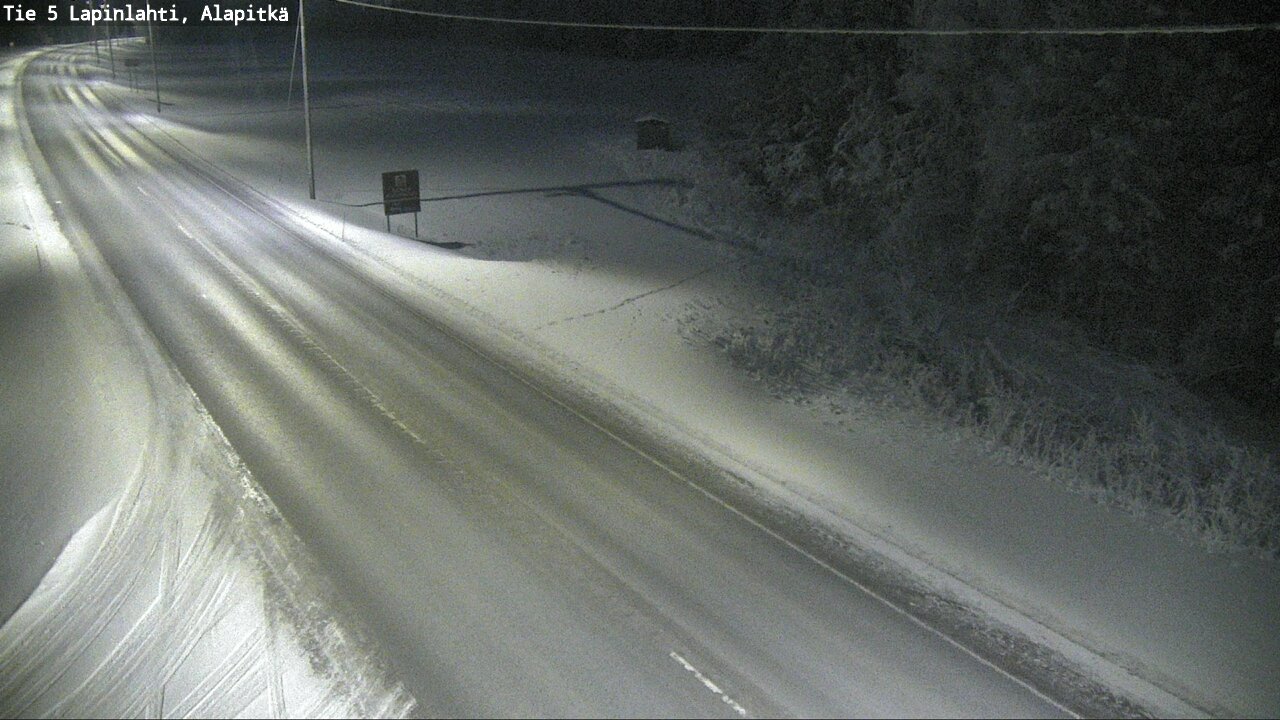 Weather Camera Image Road 5 Lapinlahti, Alapitkä, Lapinlahti, Pohjois-Savo