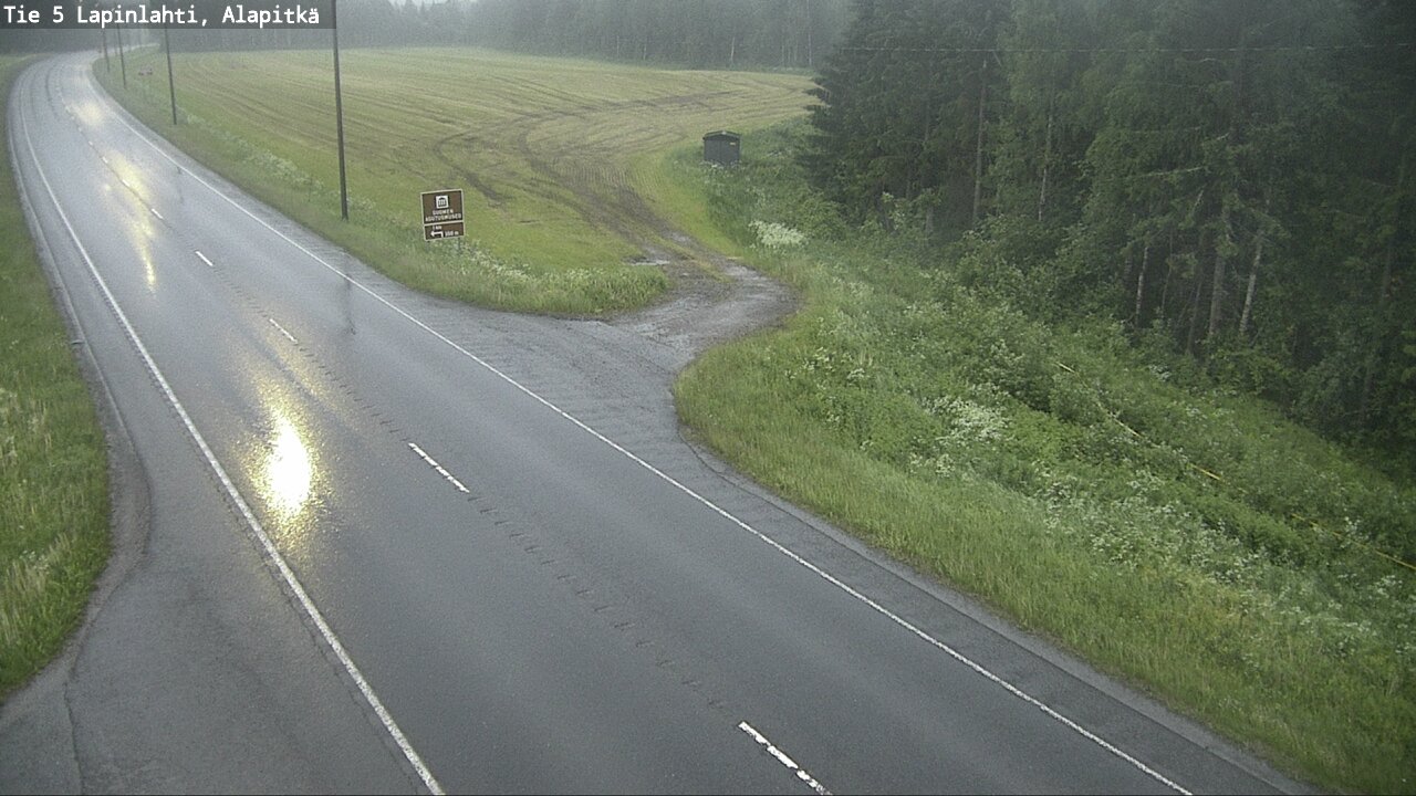 Kelikamerat Kuva Tie 5 Lapinlahti, Alapitkä, Lapinlahti, Pohjois-Savo