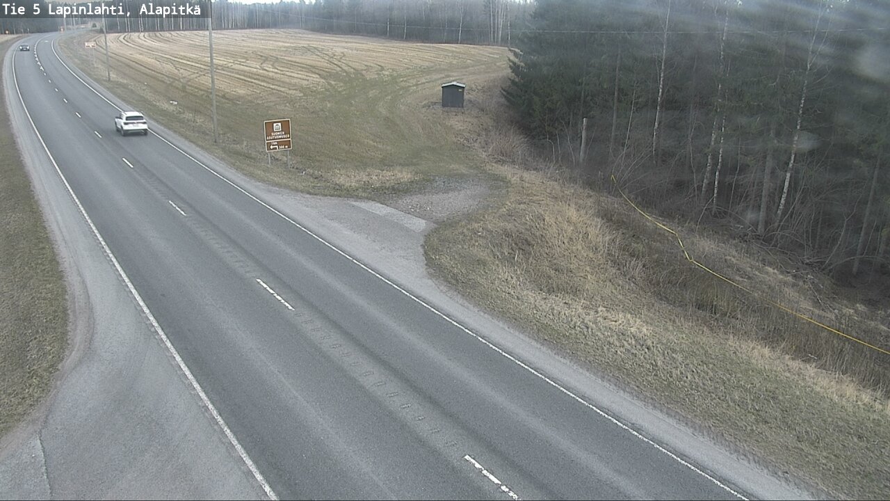 Weather Camera Image Väg 5 Lapinlax, Alapitkä, Lapinlahti, Pohjois-Savo