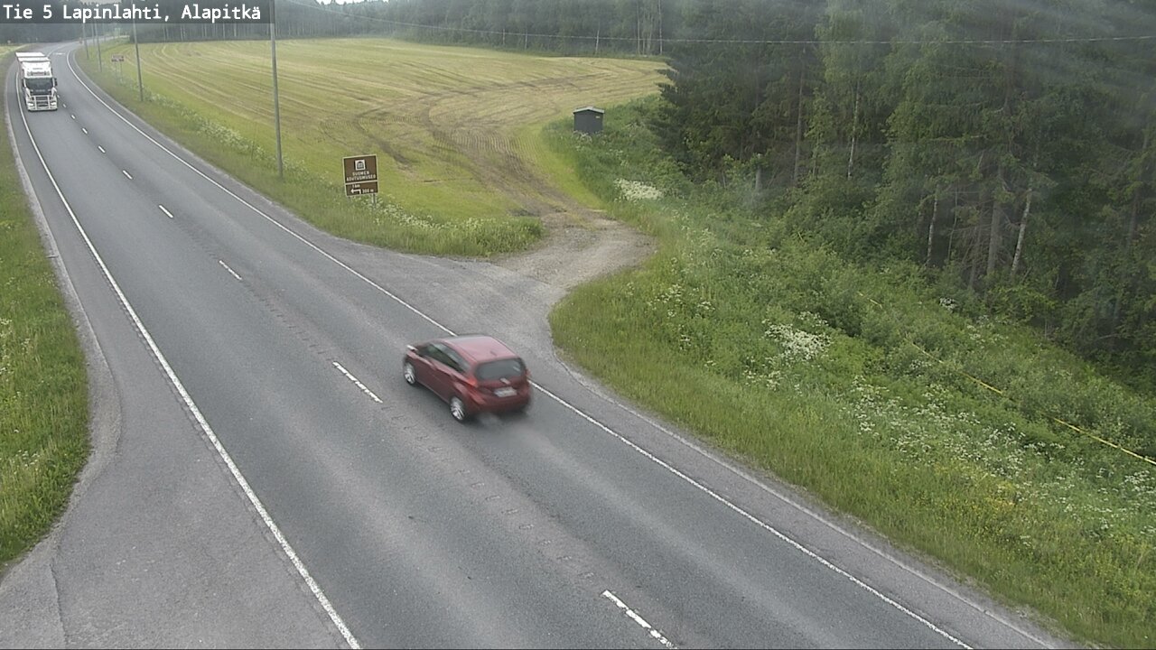 Kelikamerat Kuva Tie 5 Lapinlahti, Alapitkä, Lapinlahti, Pohjois-Savo