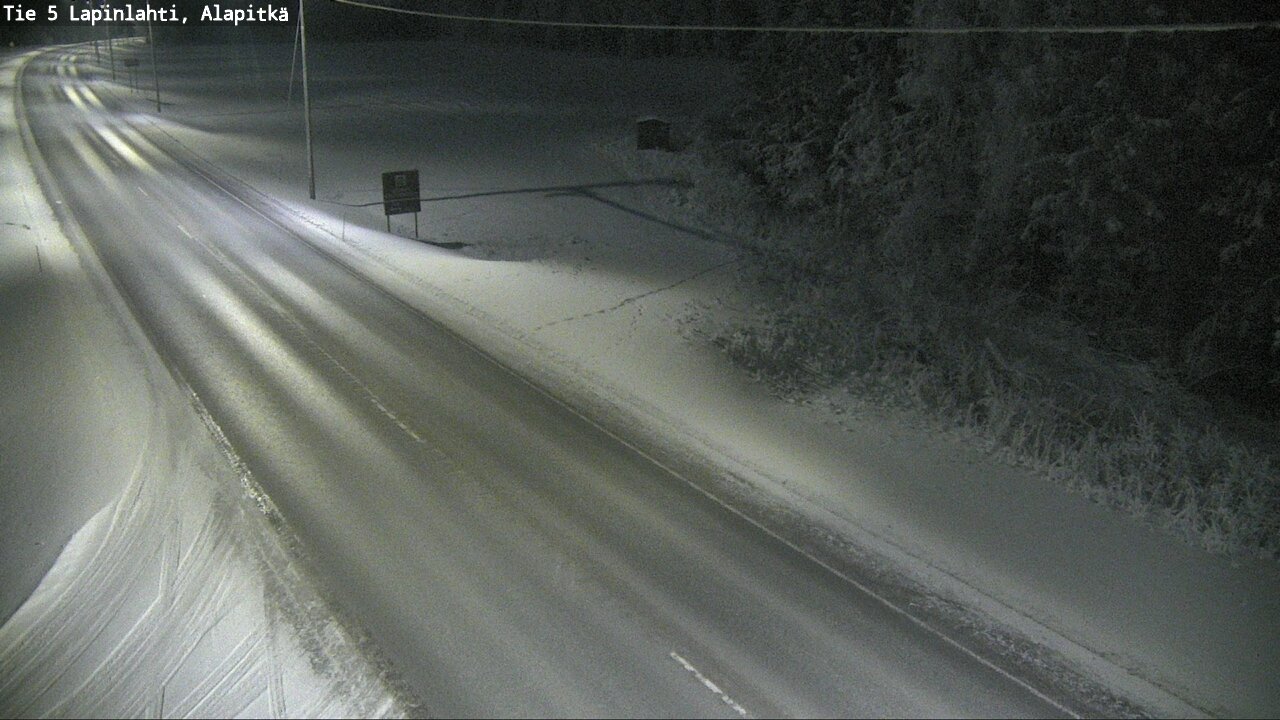 Weather Camera Image Road 5 Lapinlahti, Alapitkä, Lapinlahti, Pohjois-Savo