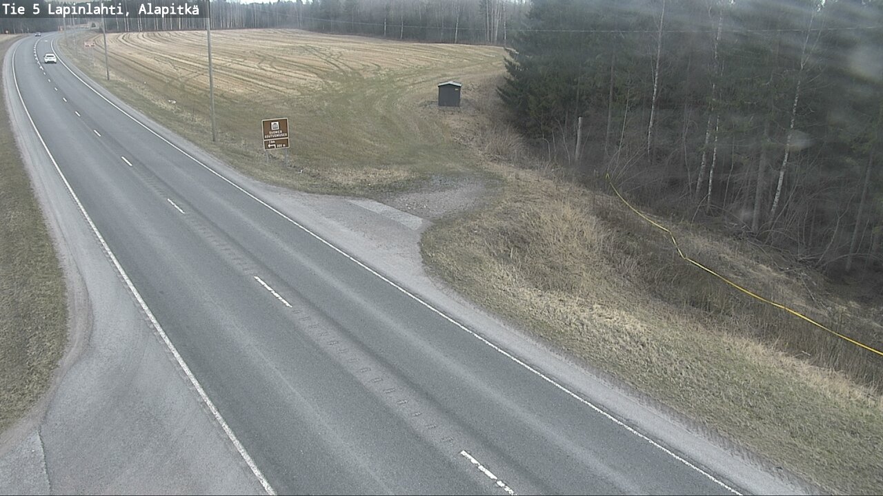 Weather Camera Image Väg 5 Lapinlax, Alapitkä, Lapinlahti, Pohjois-Savo