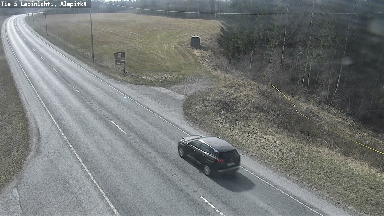 Weather Camera Image Road 5 Lapinlahti, Alapitkä, Lapinlahti, Pohjois-Savo