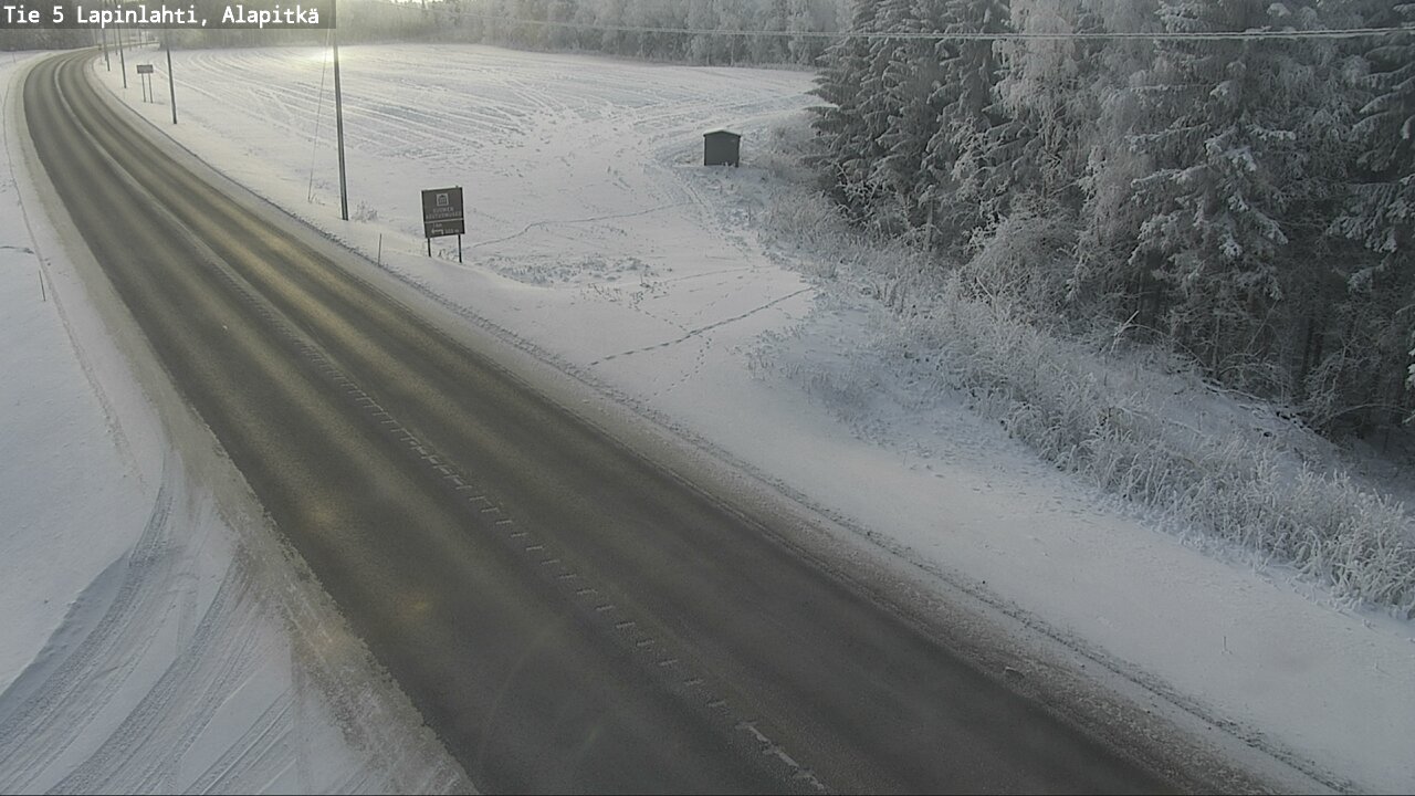 Weather Camera Image Road 5 Lapinlahti, Alapitkä, Lapinlahti, Pohjois-Savo
