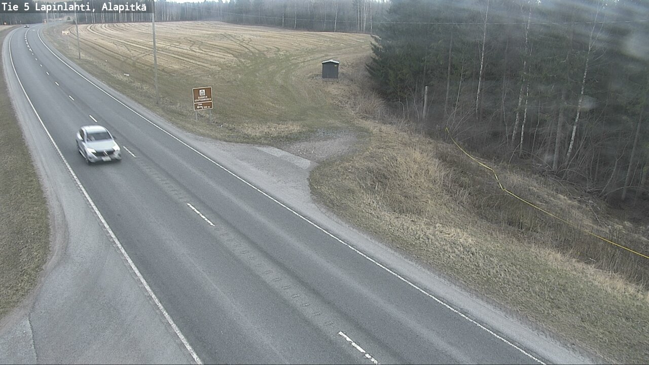 Weather Camera Image Väg 5 Lapinlax, Alapitkä, Lapinlahti, Pohjois-Savo