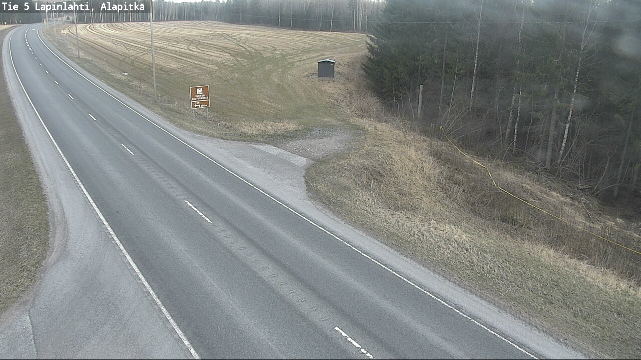 Weather Camera Image Väg 5 Lapinlax, Alapitkä, Lapinlahti, Pohjois-Savo