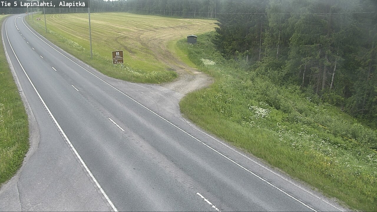 Kelikamerat Kuva Tie 5 Lapinlahti, Alapitkä, Lapinlahti, Pohjois-Savo