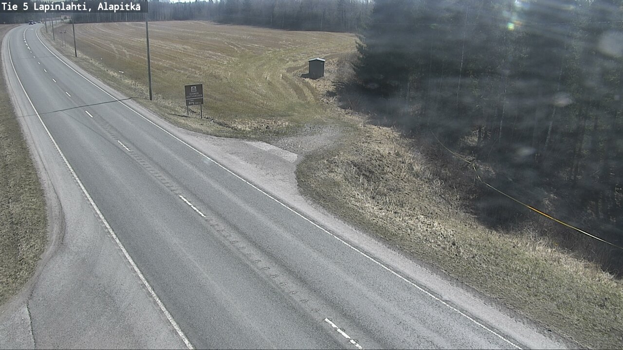 Weather Camera Image Väg 5 Lapinlax, Alapitkä, Lapinlahti, Pohjois-Savo