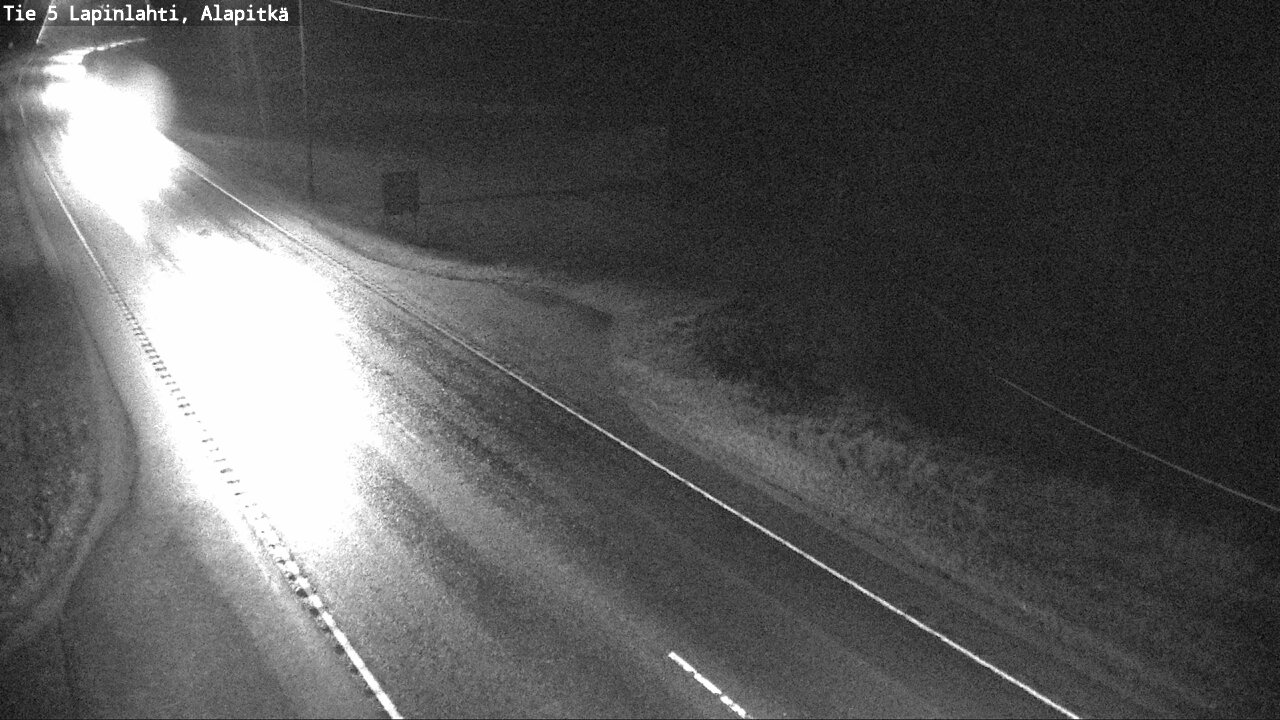 Weather Camera Image Road 5 Lapinlahti, Alapitkä, Lapinlahti, Pohjois-Savo