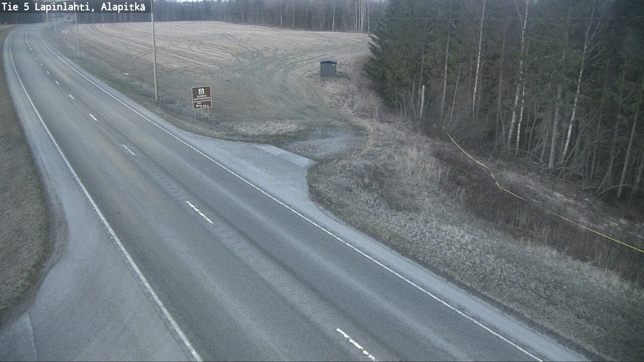 Kelikamerat Kuva Tie 5 Lapinlahti, Alapitkä, Lapinlahti, Pohjois-Savo