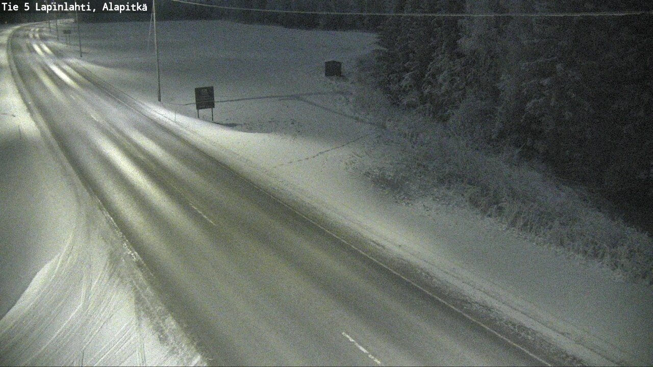 Weather Camera Image Road 5 Lapinlahti, Alapitkä, Lapinlahti, Pohjois-Savo