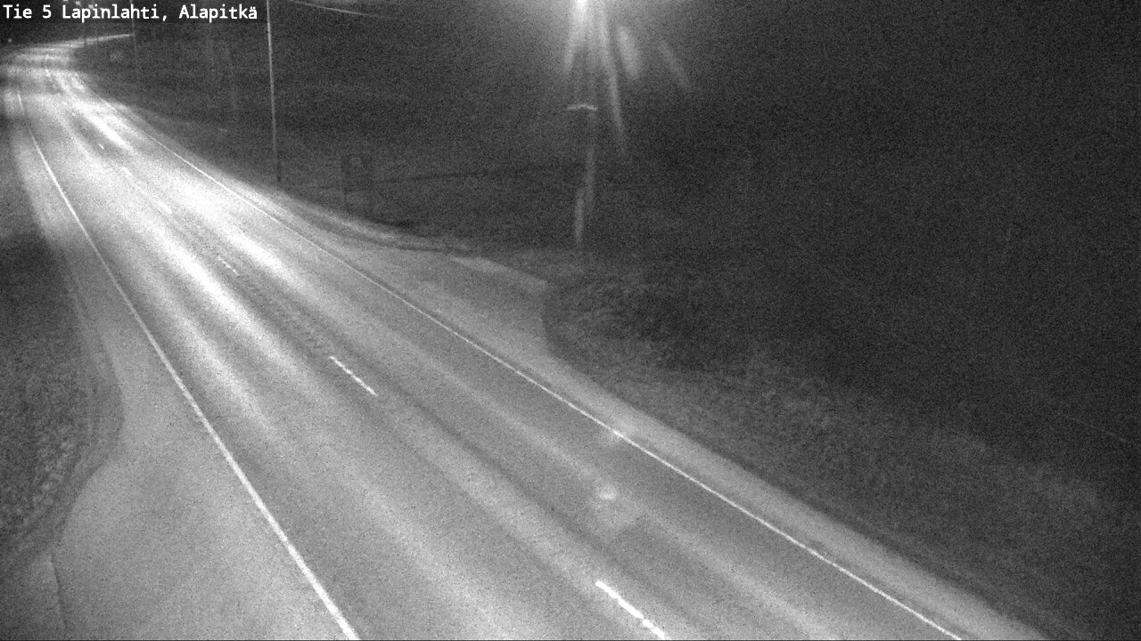 Weather Camera Image Väg 5 Lapinlax, Alapitkä, Lapinlahti, Pohjois-Savo