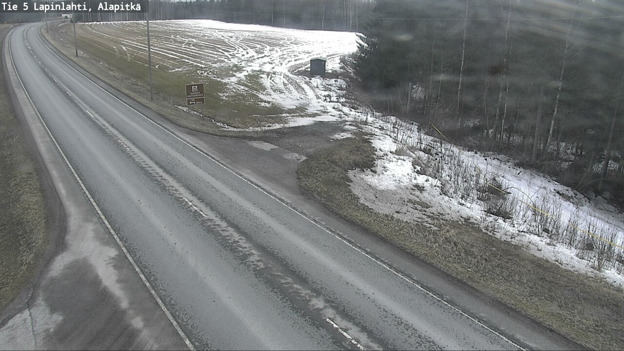 Weather Camera Image Väg 5 Lapinlax, Alapitkä, Lapinlahti, Pohjois-Savo