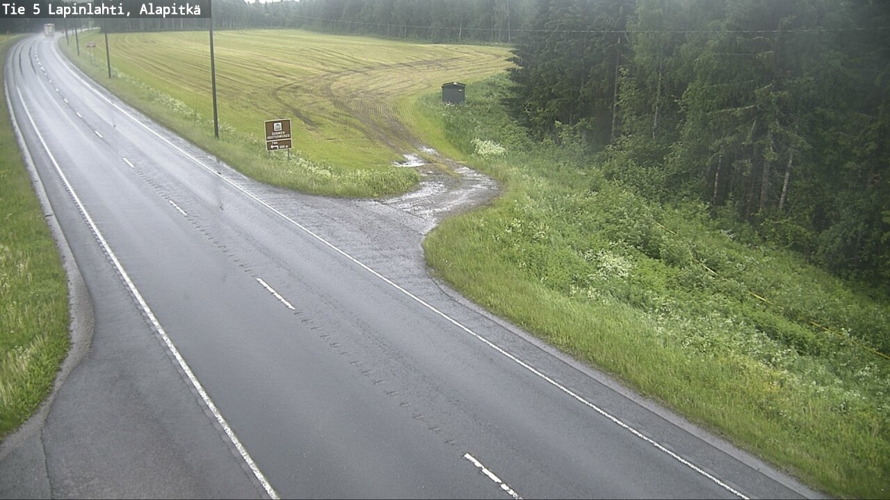 Kelikamerat Kuva Tie 5 Lapinlahti, Alapitkä, Lapinlahti, Pohjois-Savo