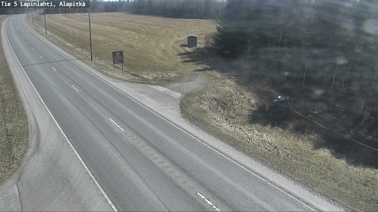 Weather Camera Image Väg 5 Lapinlax, Alapitkä, Lapinlahti, Pohjois-Savo