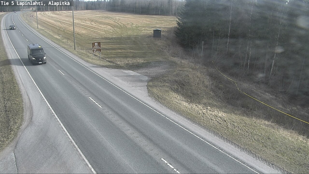 Weather Camera Image Väg 5 Lapinlax, Alapitkä, Lapinlahti, Pohjois-Savo
