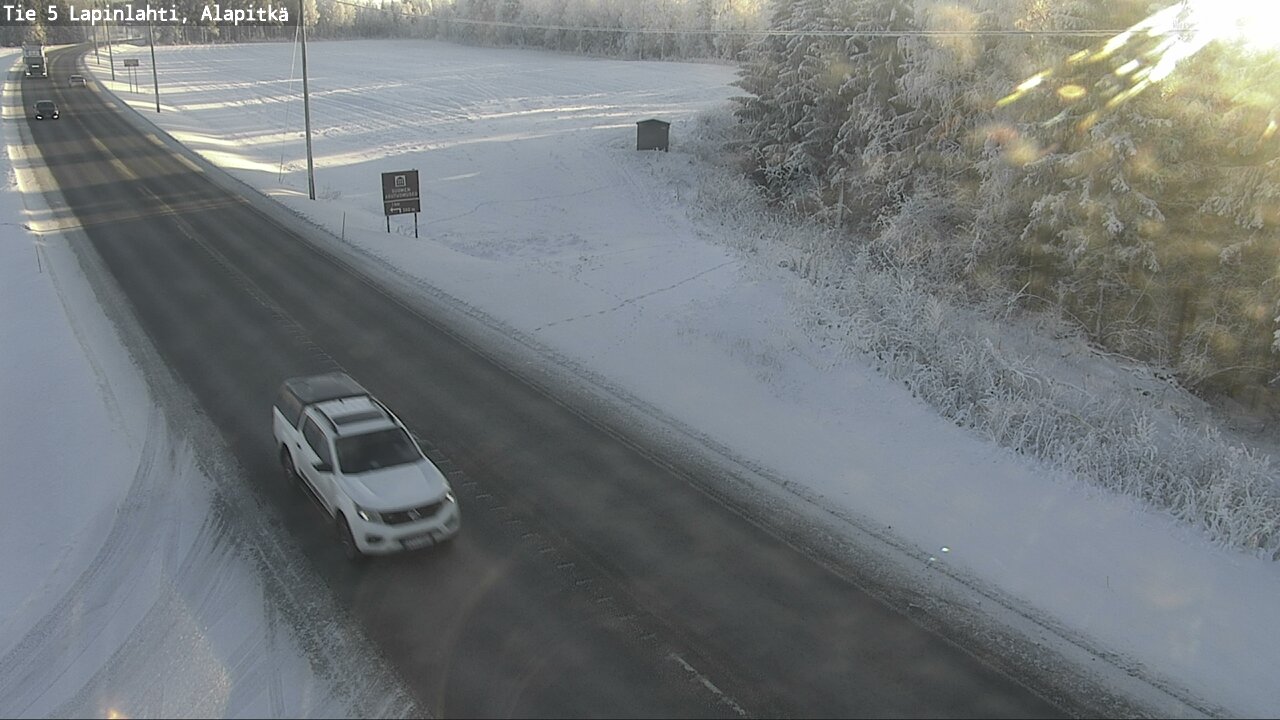 Weather Camera Image Road 5 Lapinlahti, Alapitkä, Lapinlahti, Pohjois-Savo