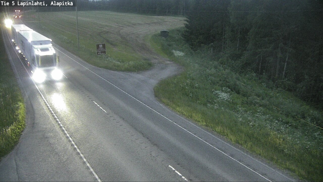 Kelikamerat Kuva Tie 5 Lapinlahti, Alapitkä, Lapinlahti, Pohjois-Savo