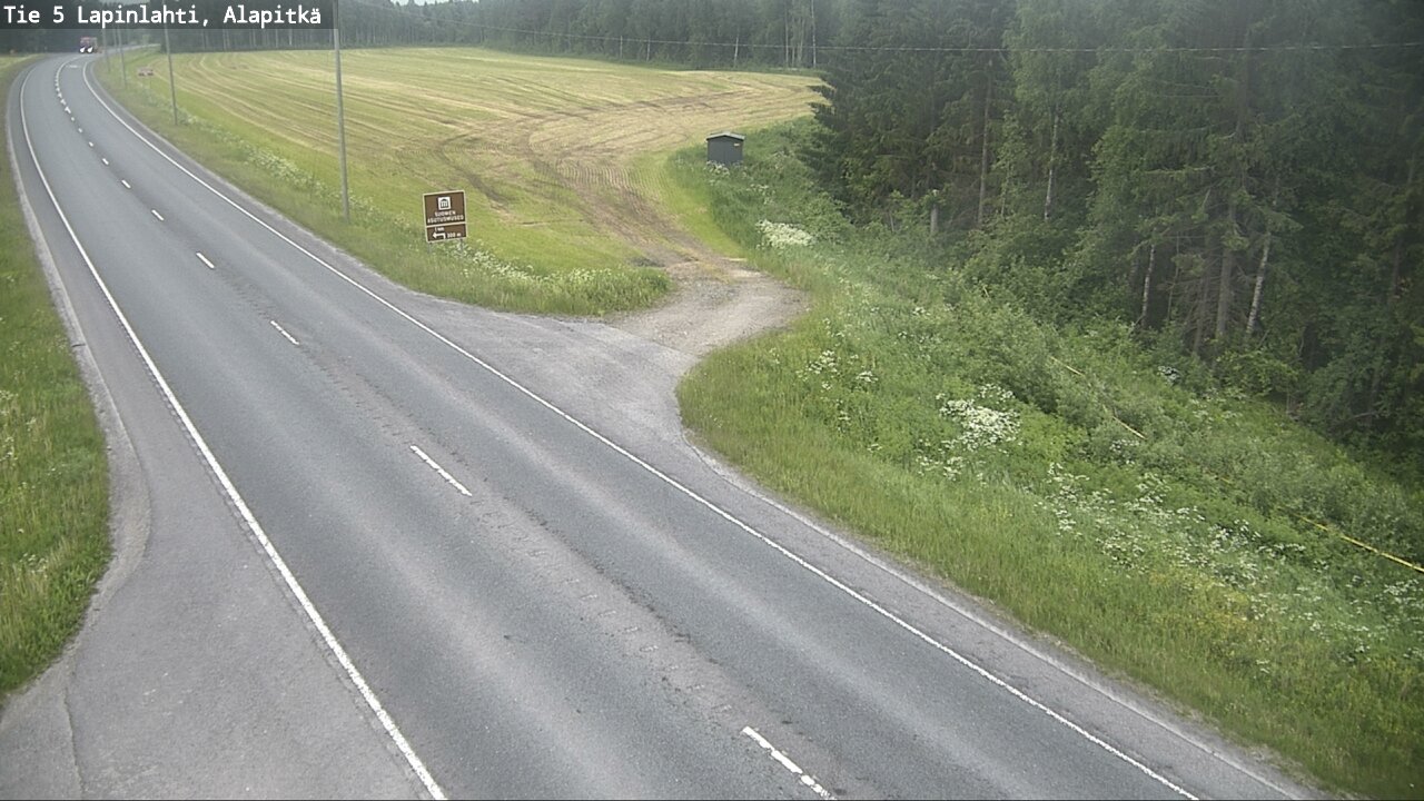 Kelikamerat Kuva Tie 5 Lapinlahti, Alapitkä, Lapinlahti, Pohjois-Savo