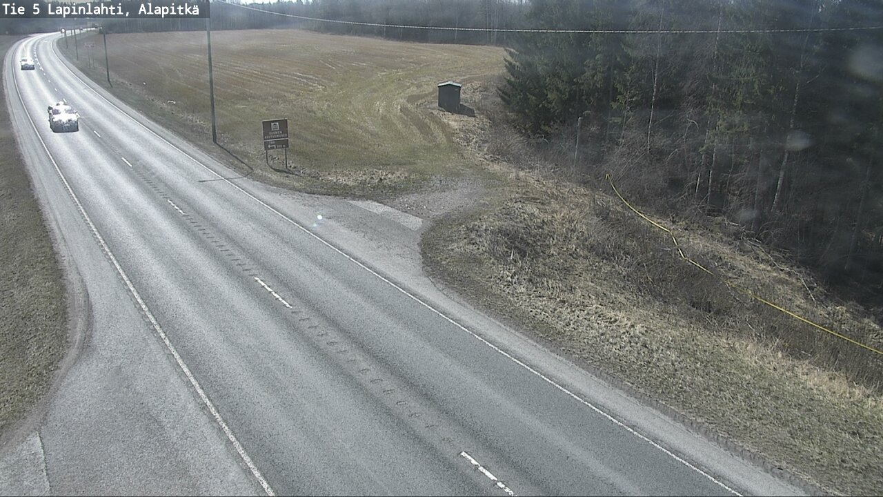 Weather Camera Image Väg 5 Lapinlax, Alapitkä, Lapinlahti, Pohjois-Savo