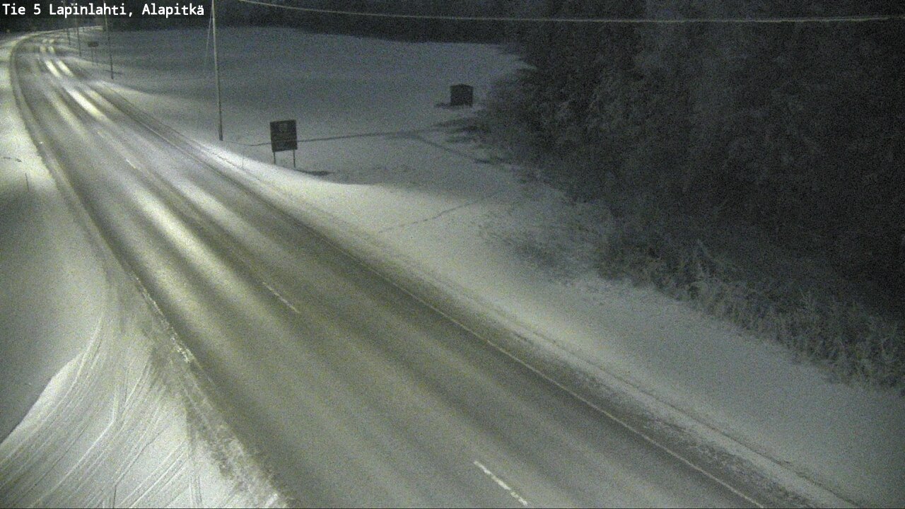 Weather Camera Image Road 5 Lapinlahti, Alapitkä, Lapinlahti, Pohjois-Savo
