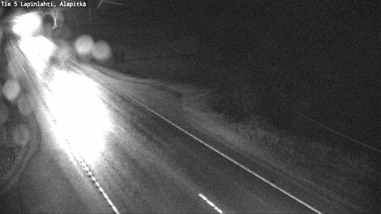 Weather Camera Image Road 5 Lapinlahti, Alapitkä, Lapinlahti, Pohjois-Savo