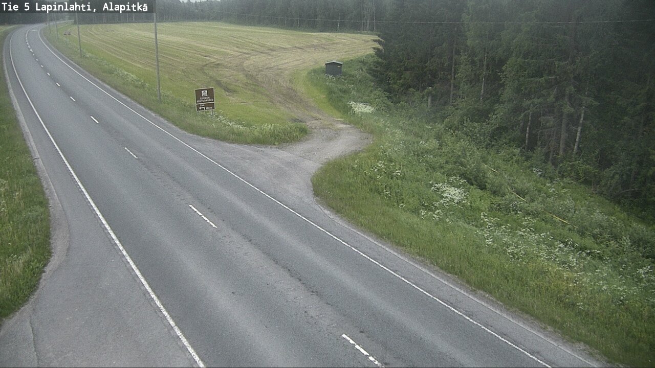 Kelikamerat Kuva Tie 5 Lapinlahti, Alapitkä, Lapinlahti, Pohjois-Savo