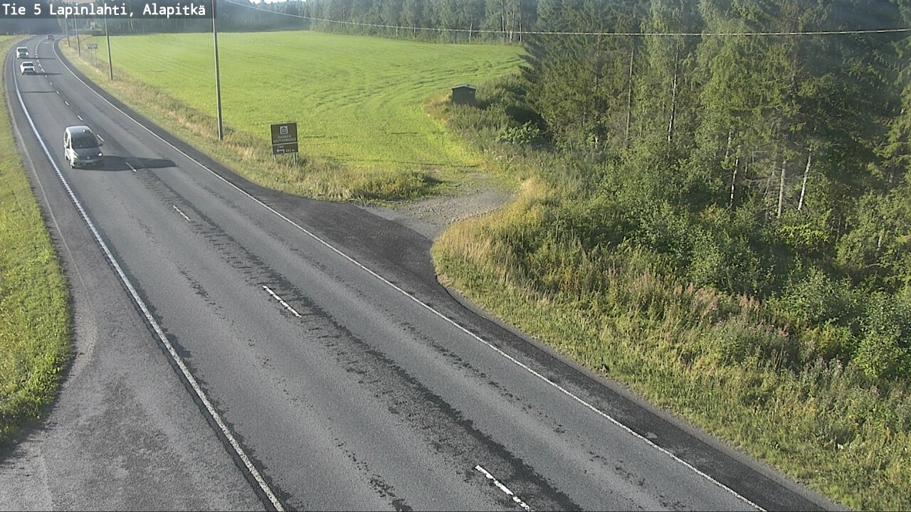 Kelikamerat Kuva Tie 5 Lapinlahti, Alapitkä, Lapinlahti, Pohjois-Savo
