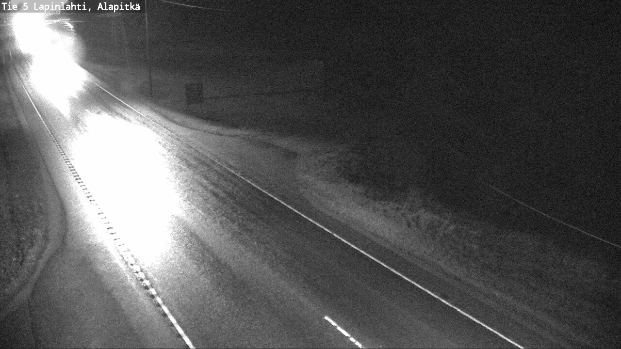Weather Camera Image Road 5 Lapinlahti, Alapitkä, Lapinlahti, Pohjois-Savo