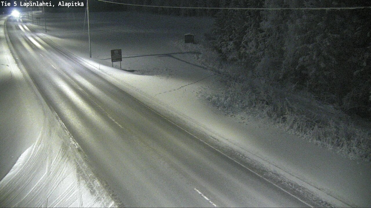 Weather Camera Image Road 5 Lapinlahti, Alapitkä, Lapinlahti, Pohjois-Savo
