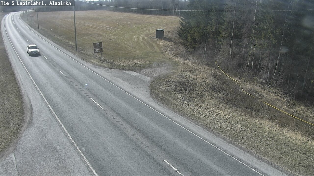 Weather Camera Image Väg 5 Lapinlax, Alapitkä, Lapinlahti, Pohjois-Savo