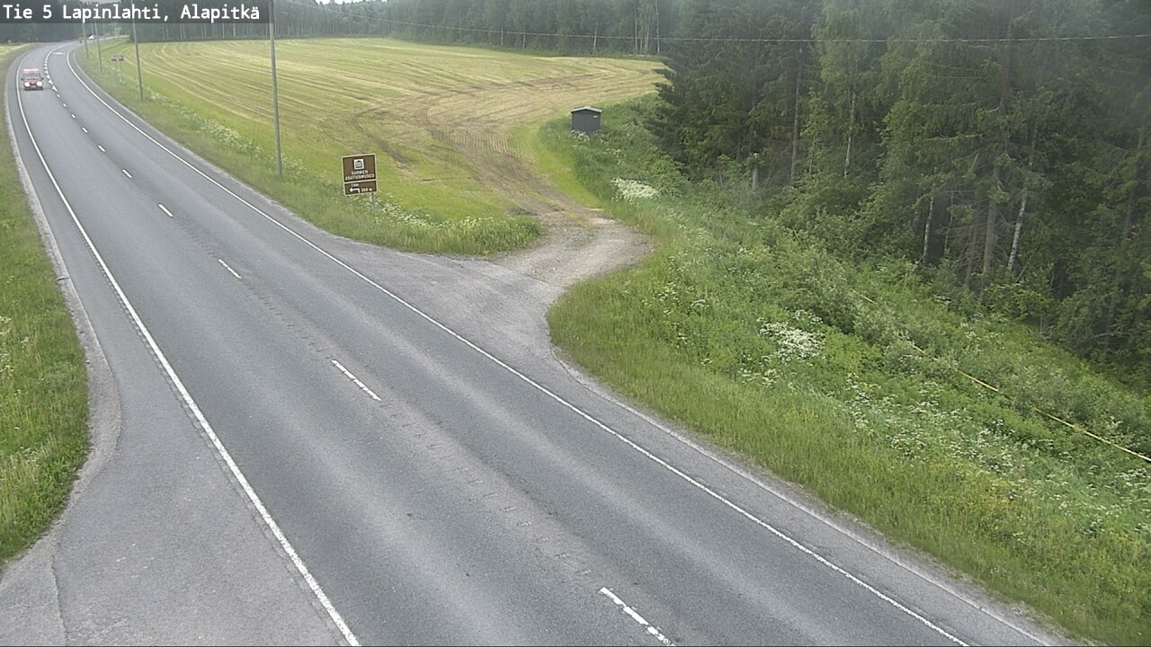 Kelikamerat Kuva Tie 5 Lapinlahti, Alapitkä, Lapinlahti, Pohjois-Savo