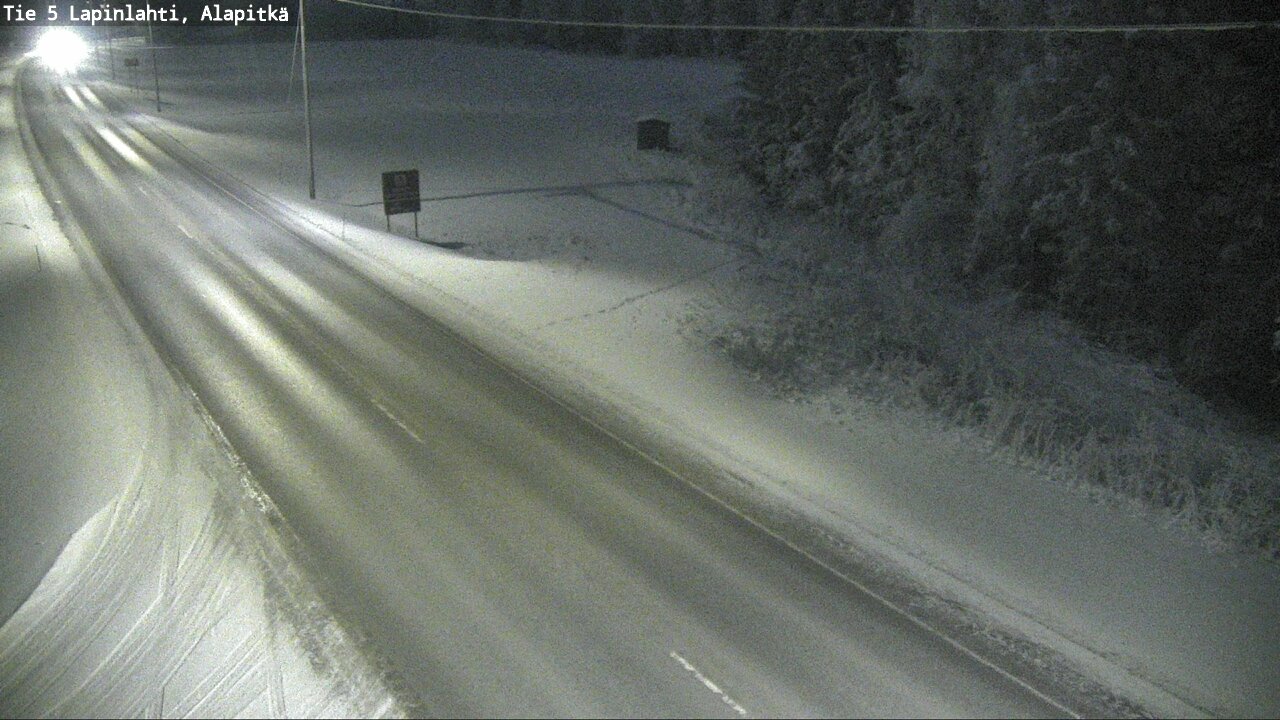 Weather Camera Image Road 5 Lapinlahti, Alapitkä, Lapinlahti, Pohjois-Savo