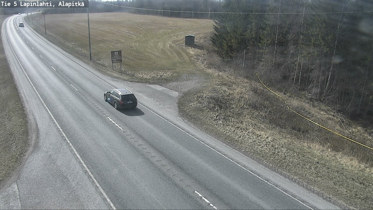 Weather Camera Image Väg 5 Lapinlax, Alapitkä, Lapinlahti, Pohjois-Savo