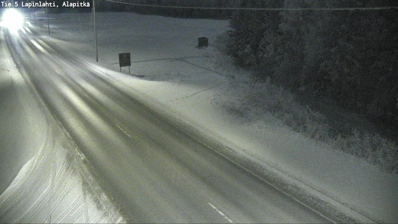 Weather Camera Image Road 5 Lapinlahti, Alapitkä, Lapinlahti, Pohjois-Savo