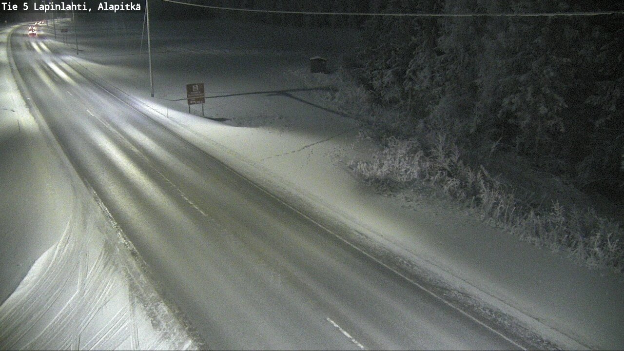 Weather Camera Image Road 5 Lapinlahti, Alapitkä, Lapinlahti, Pohjois-Savo