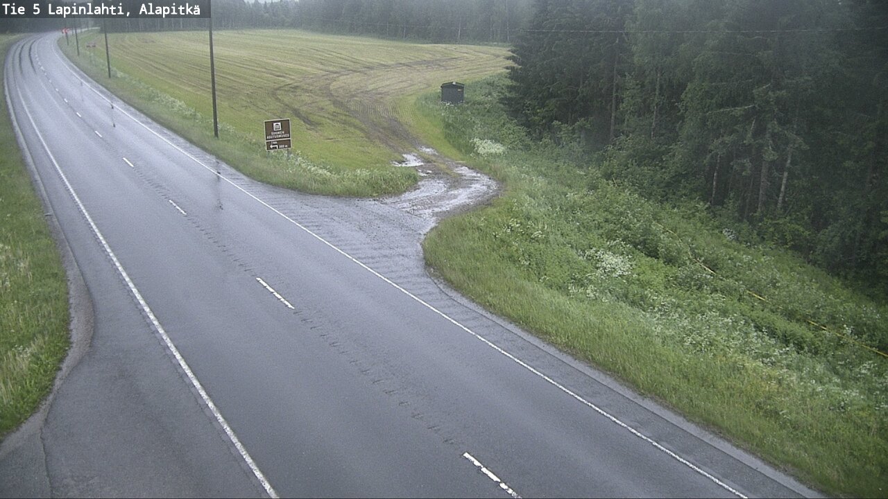 Kelikamerat Kuva Tie 5 Lapinlahti, Alapitkä, Lapinlahti, Pohjois-Savo