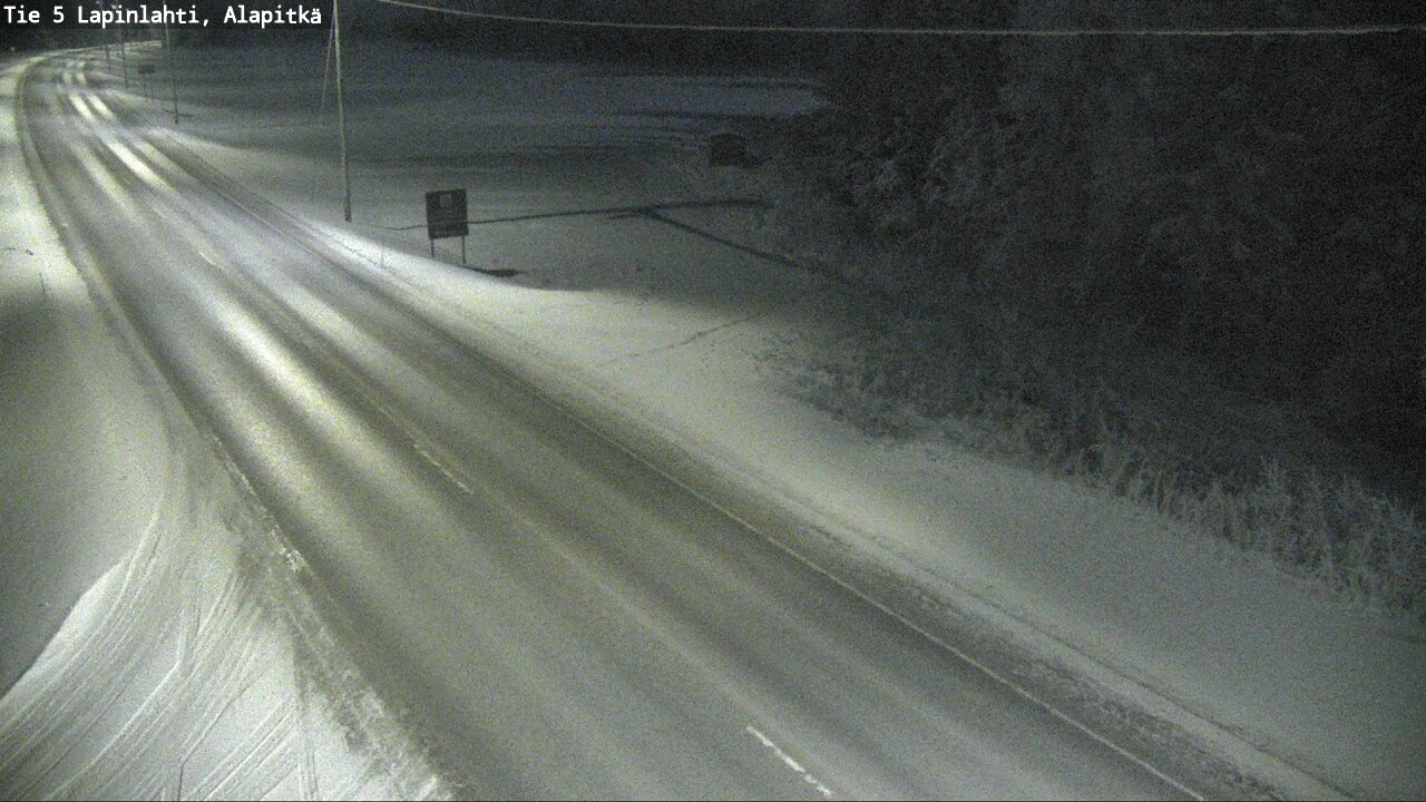 Weather Camera Image Väg 5 Lapinlax, Alapitkä, Lapinlahti, Pohjois-Savo