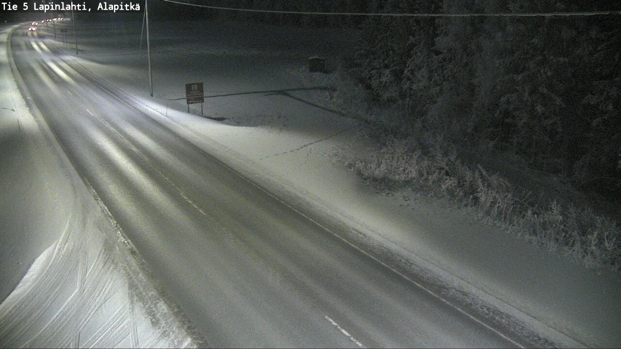 Weather Camera Image Road 5 Lapinlahti, Alapitkä, Lapinlahti, Pohjois-Savo