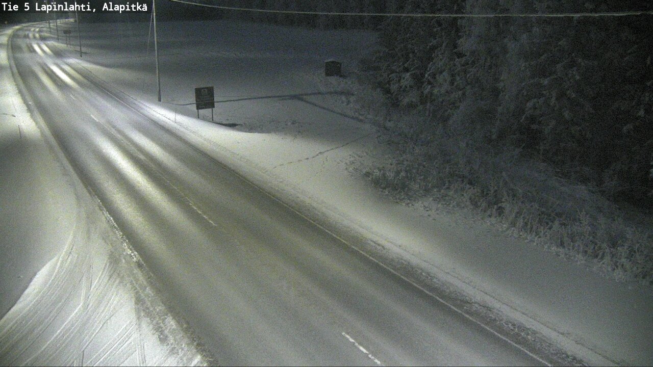 Weather Camera Image Road 5 Lapinlahti, Alapitkä, Lapinlahti, Pohjois-Savo