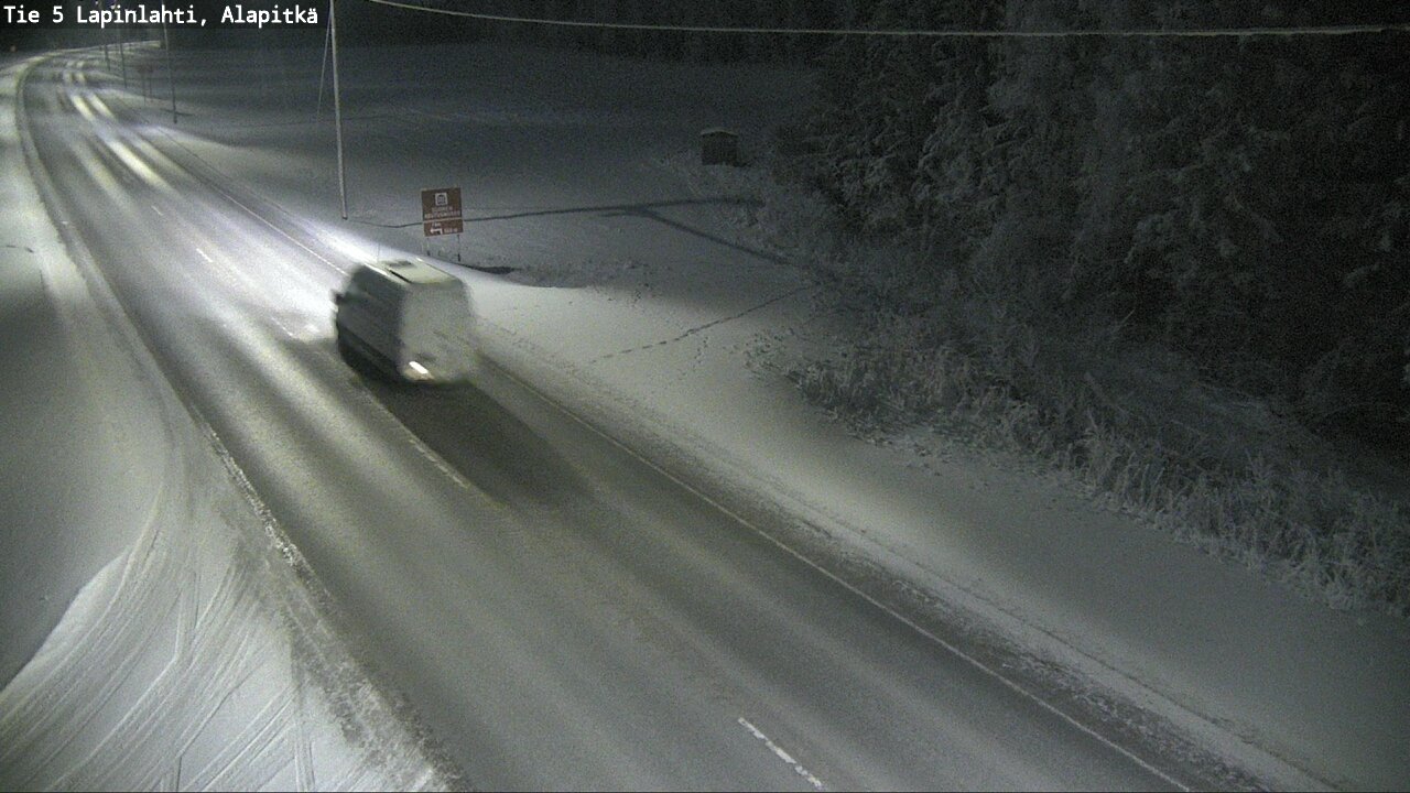 Weather Camera Image Road 5 Lapinlahti, Alapitkä, Lapinlahti, Pohjois-Savo