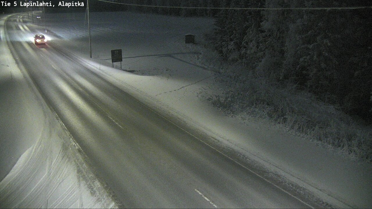Weather Camera Image Road 5 Lapinlahti, Alapitkä, Lapinlahti, Pohjois-Savo