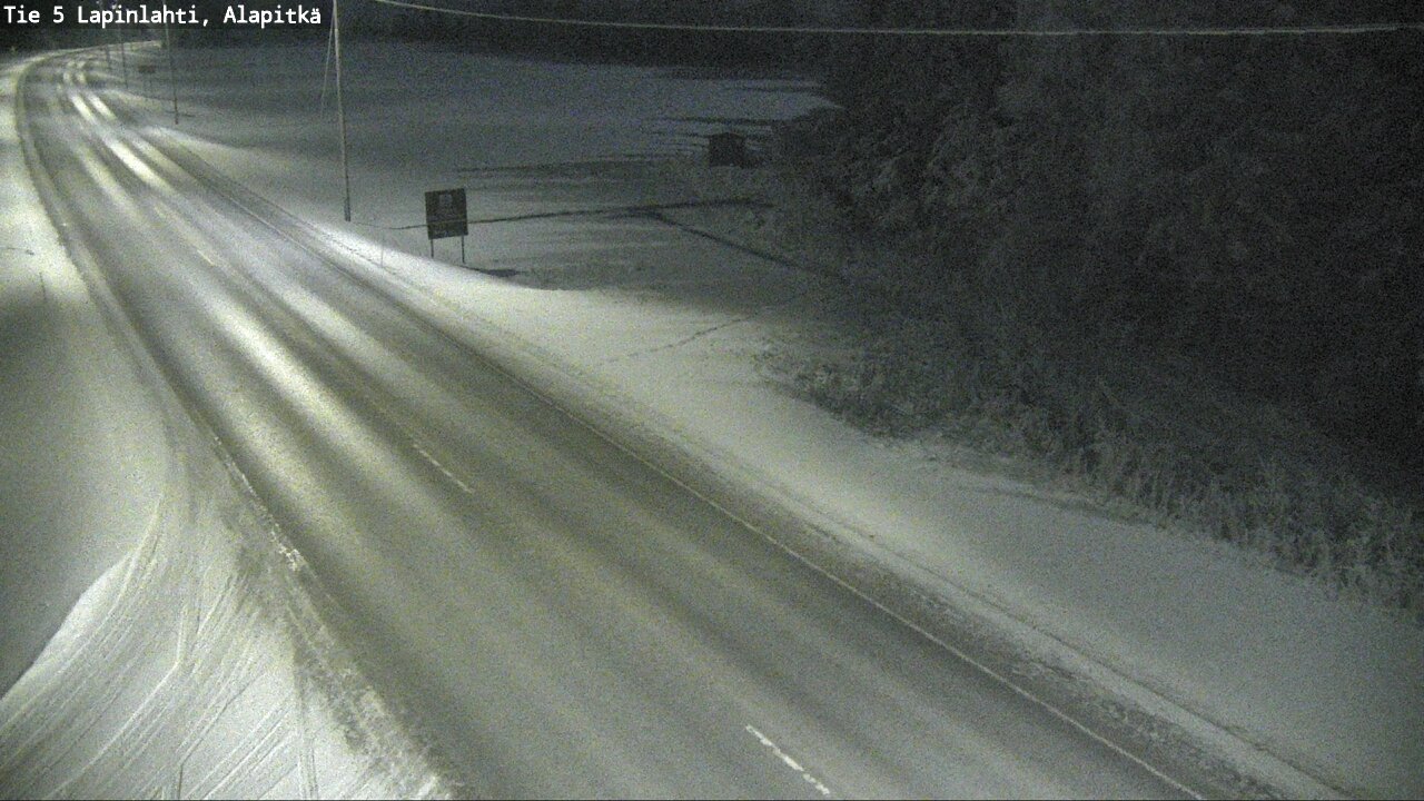 Weather Camera Image Väg 5 Lapinlax, Alapitkä, Lapinlahti, Pohjois-Savo